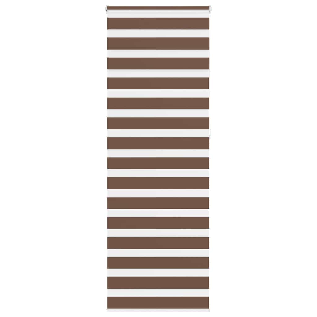 zebragardin brun 85x230 cm stofbredde 80,9 cm polyester