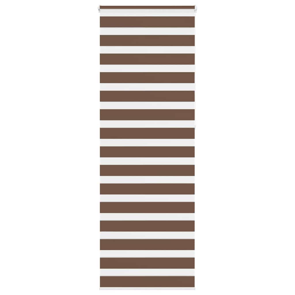 zebragardin brun 90x230cm stofbredde 85,9 cm polyester