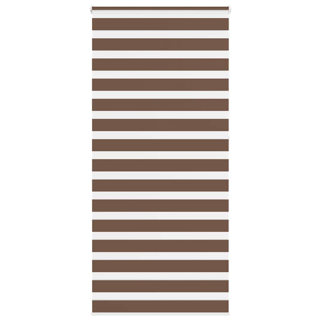 zebragardin brun 100x230 cm stofbredde 95,9 cm polyester