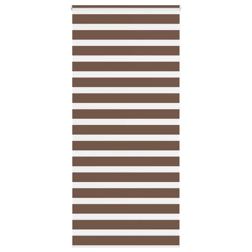 zebragardin brun 115x230 cm stofbredde 110,9 cm polyester