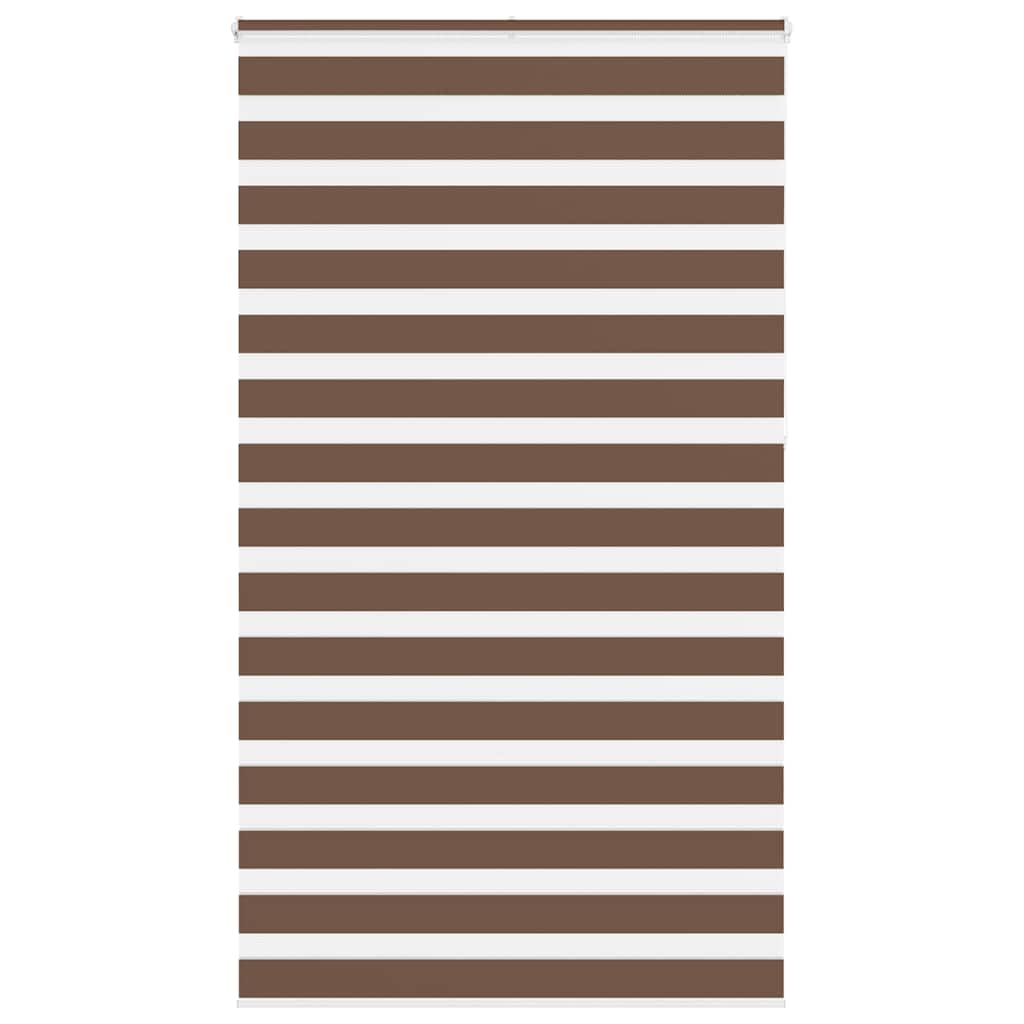 zebragardin brun 130x230 cm stofbredde 125,9 cm polyester