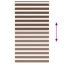 zebragardin brun 135x230 cm stofbredde 130,9 cm polyester