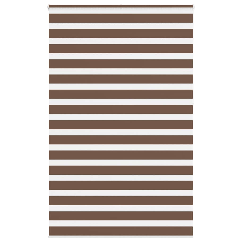 zebragardin brun 145x230 cm stofbredde 140,9 cm polyester