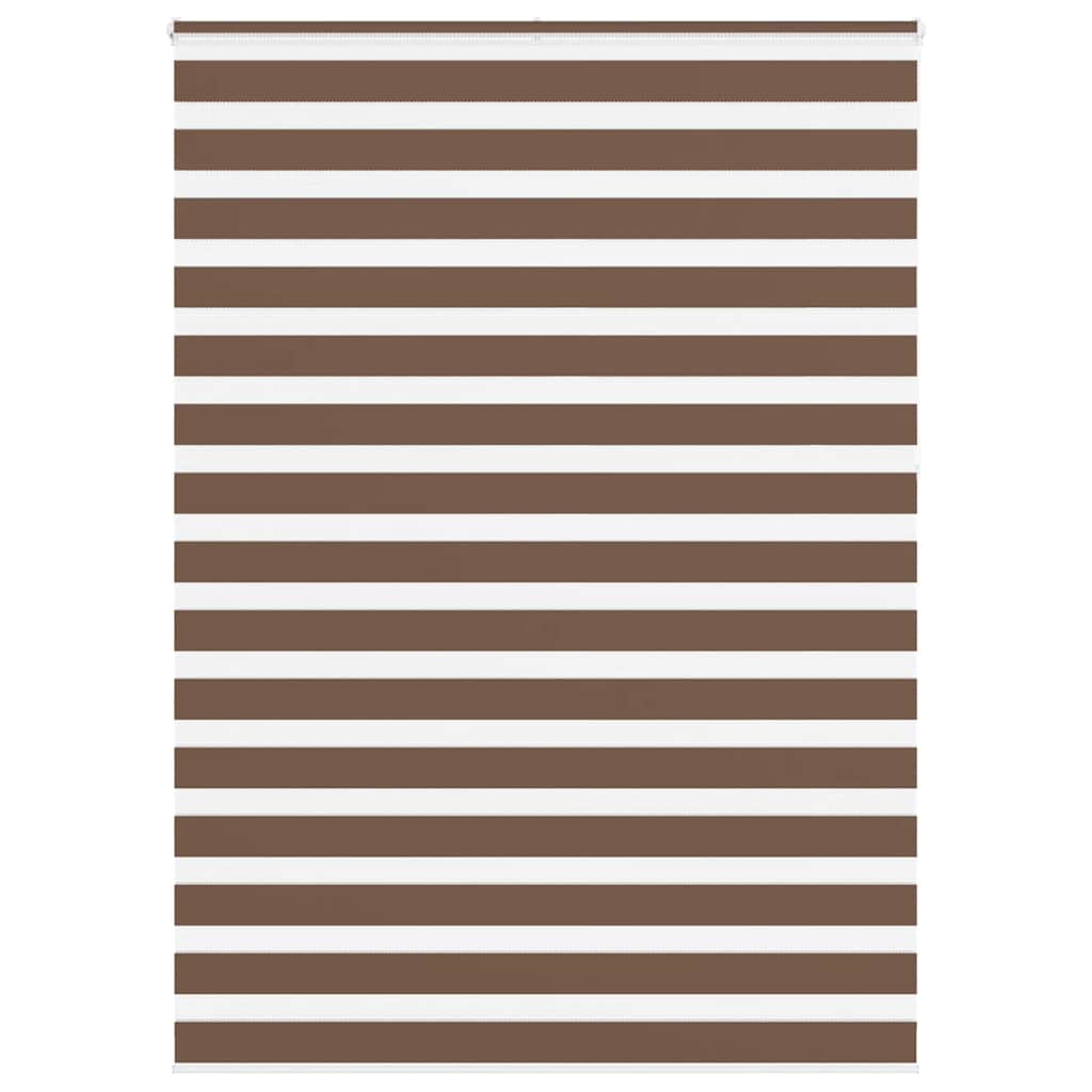 zebragardin brun 155x230 cm stofbredde 150,9 cm polyester