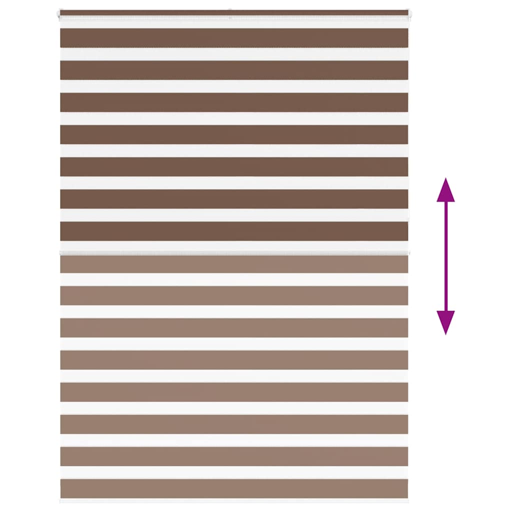 zebragardin brun 160x230 cm stofbredde 155,9 cm polyester