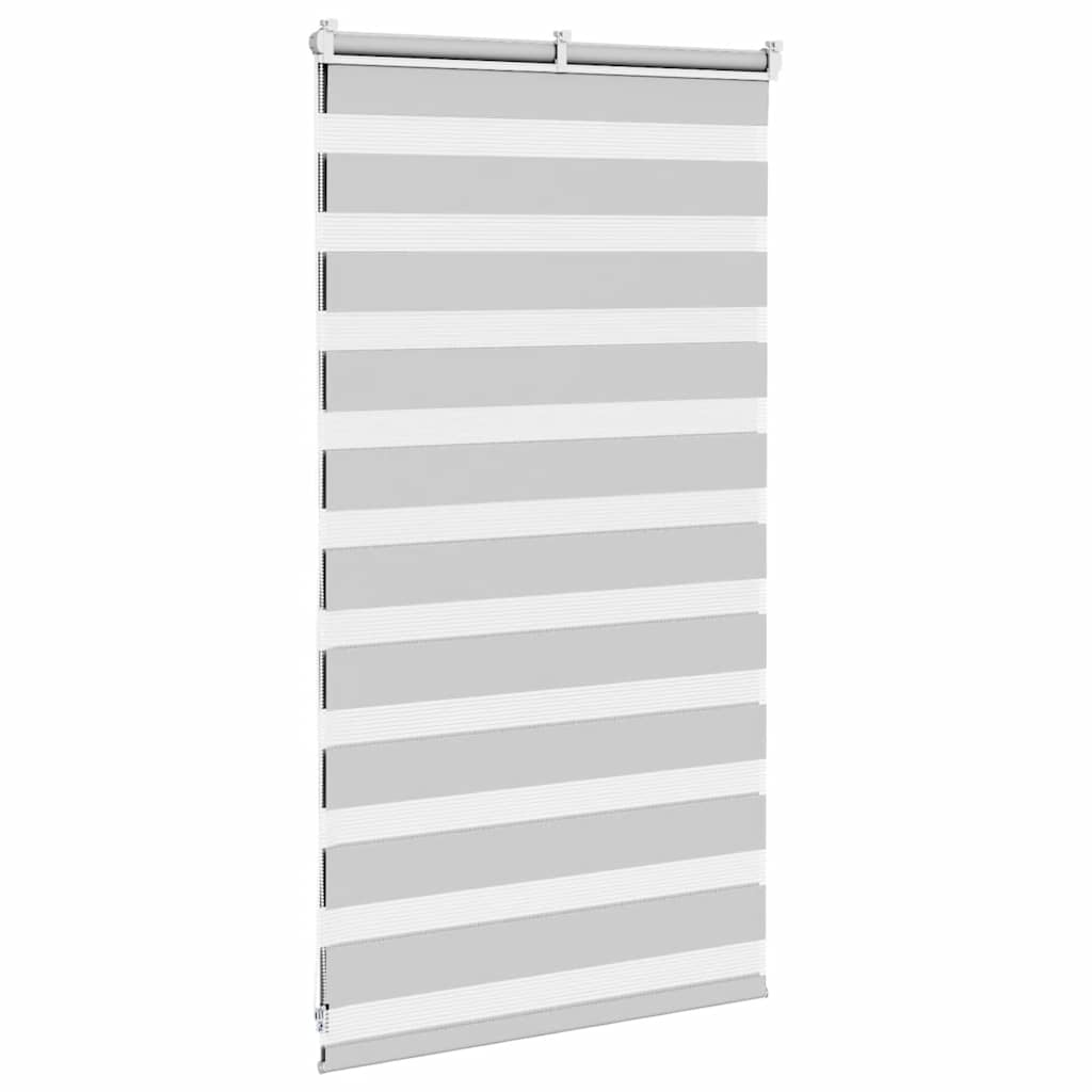 zebragardin lysegrå 85x100 cm stofbredde 80,9 cm polyester