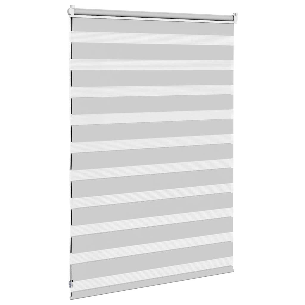 zebragardin lysegrå 100x100 cm stofbredde 95,9 cm polyester