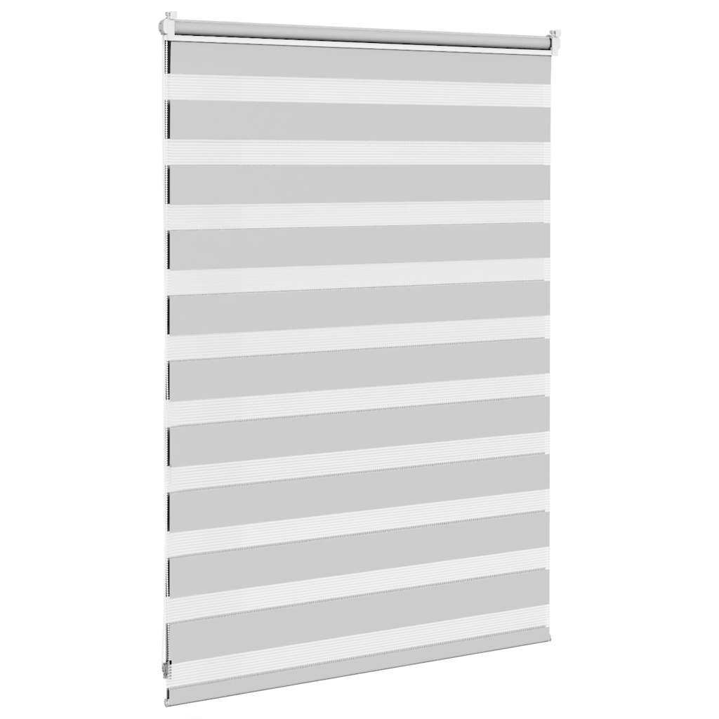 zebragardin lysegrå 115x100 cm stofbredde 110,9 cm polyester