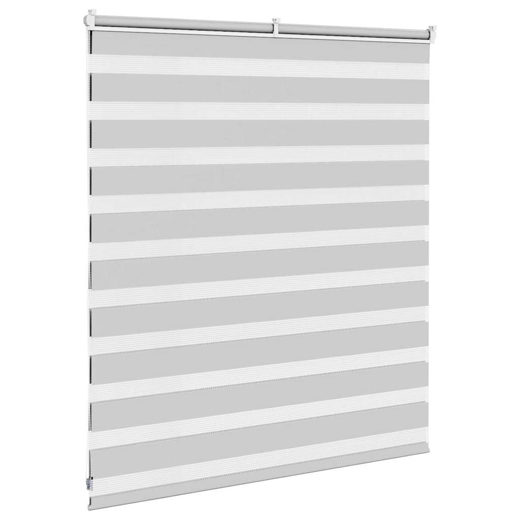 zebragardin lysegrå 125x100 cm stofbredde 120,9 cm polyester