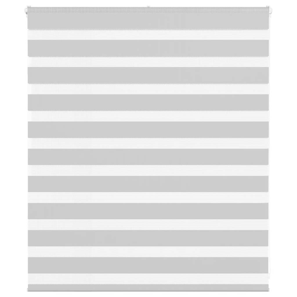 zebragardin lysegrå 130x100 cm stofbredde 125,9 cm polyester