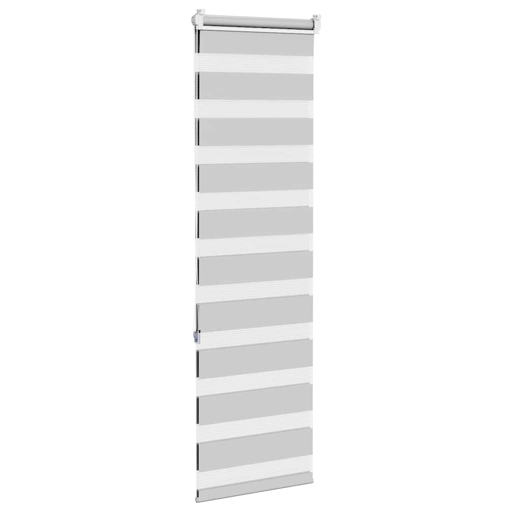 zebragardin lysegrå 40x150 cm stofbredde 35,9 cm polyester