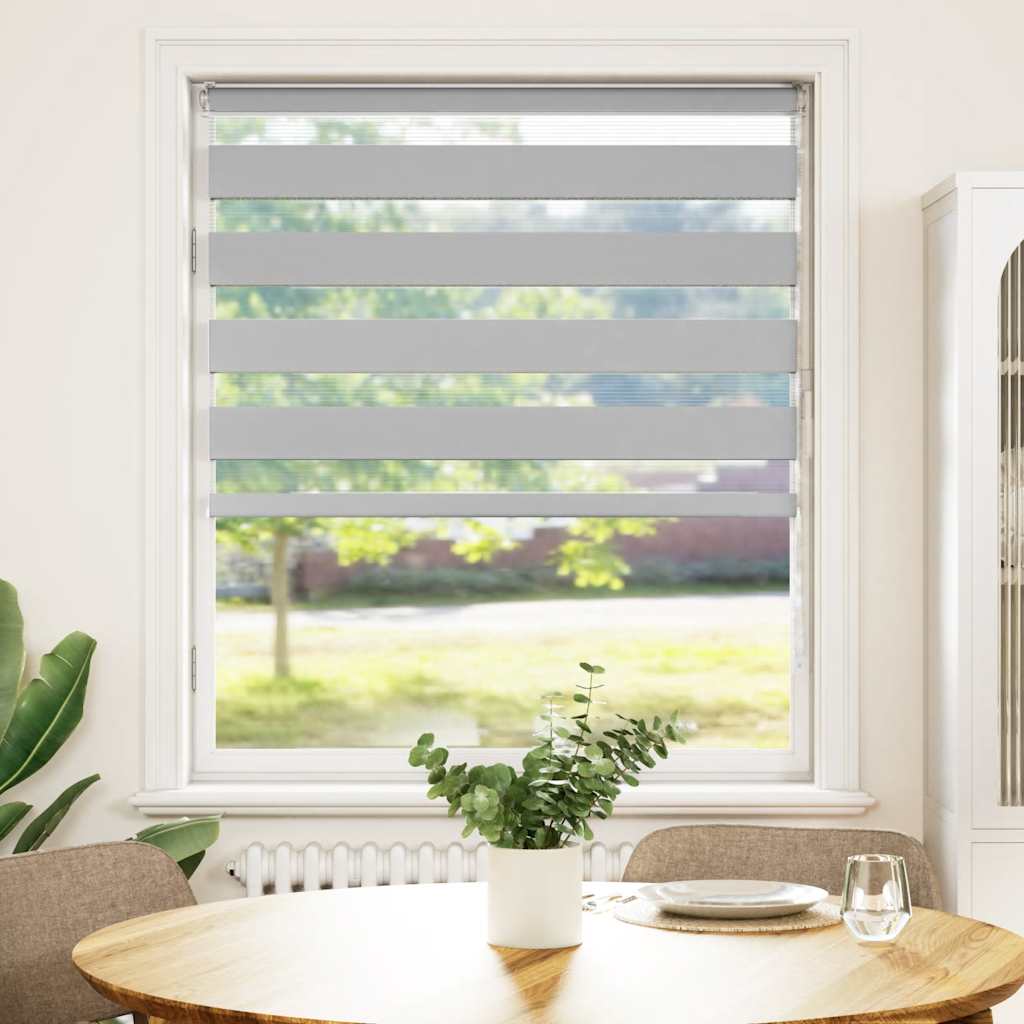 zebragardin lysegrå 110x150 cm stofbredde 105,9 cm polyester
