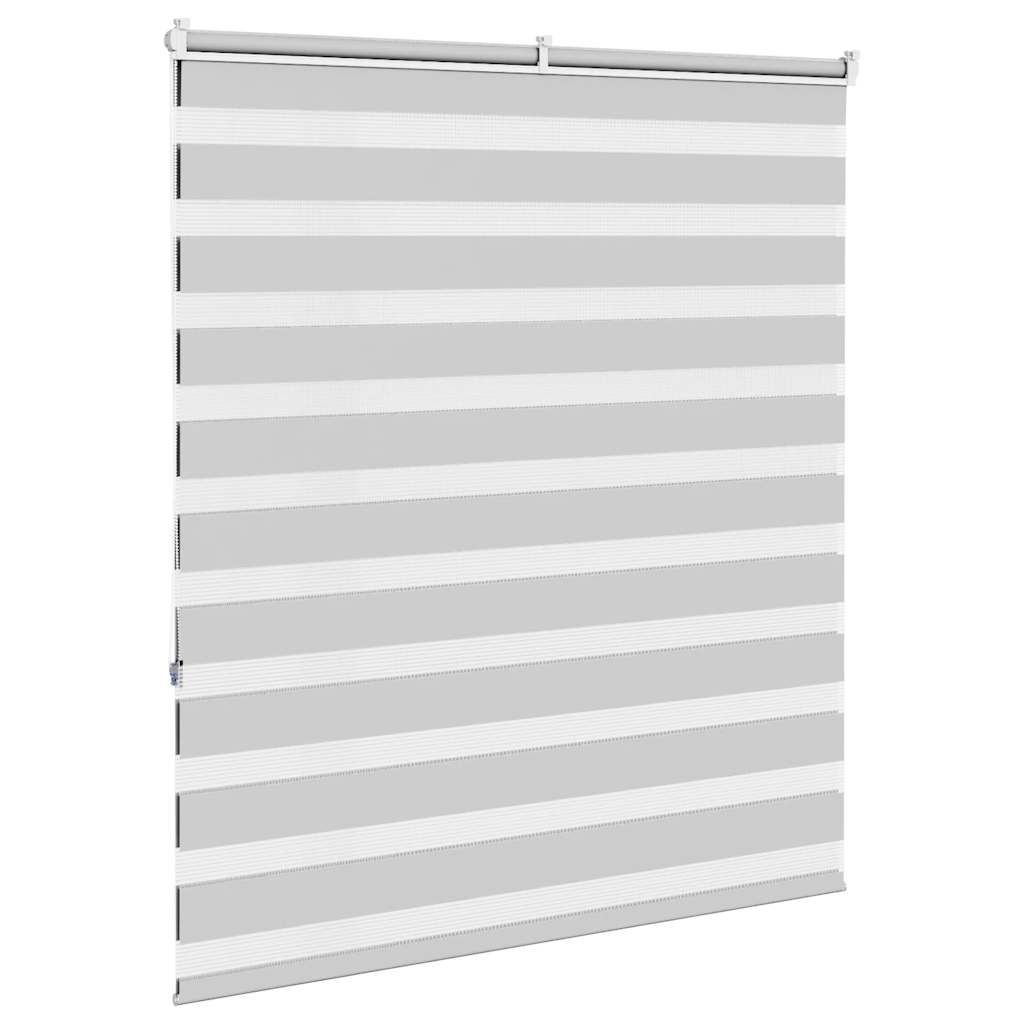 zebragardin lysegrå 135x150 cm stofbredde 130,9 cm polyester
