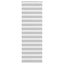 zebragardin lysegrå 70x200 cm stofbredde 65,9 cm polyester