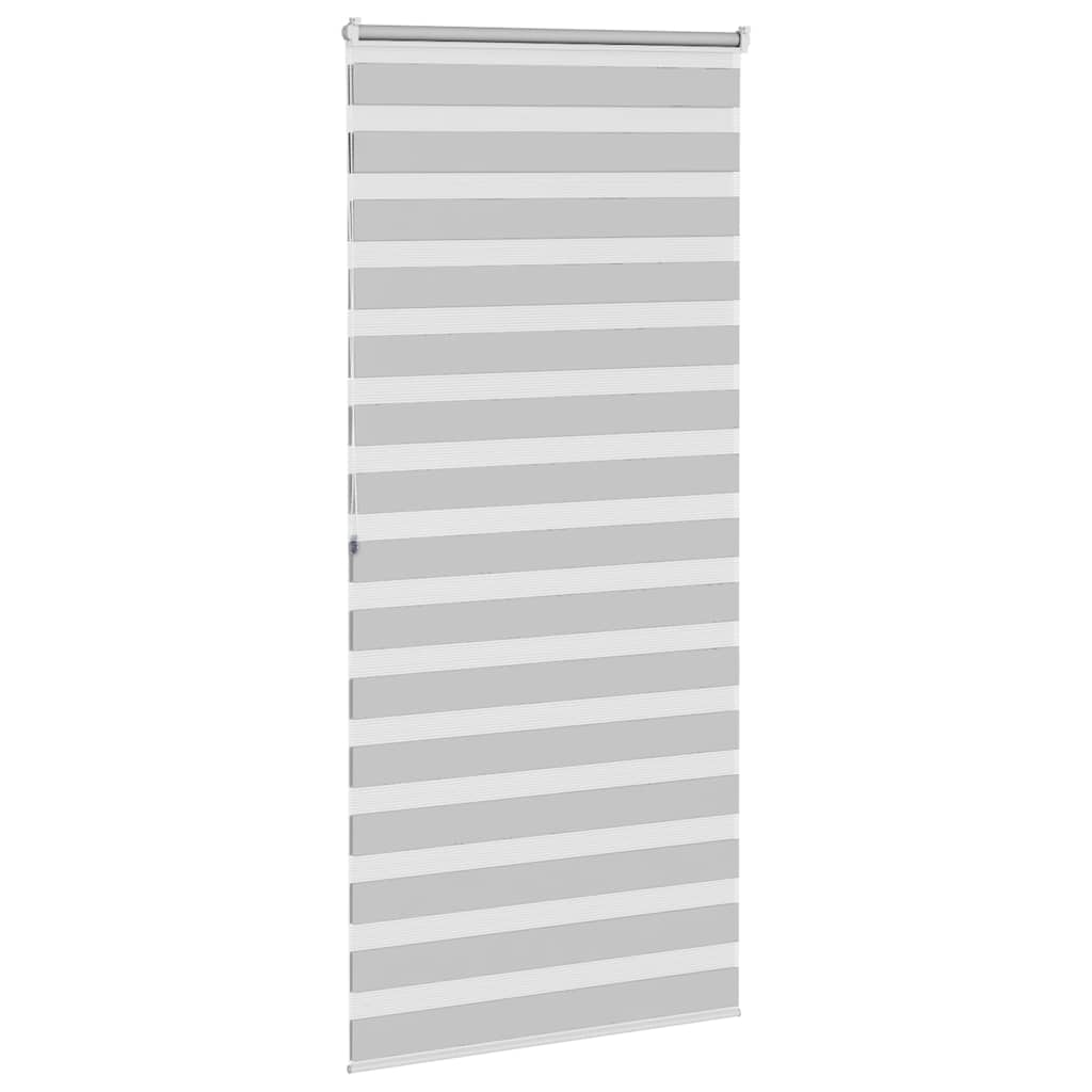 zebragardin lysegrå 115x200 cm stofbredde 110,9 cm polyester