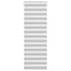 zebragardin lysegrå 70x230 cm stofbredde 65,9 cm polyester