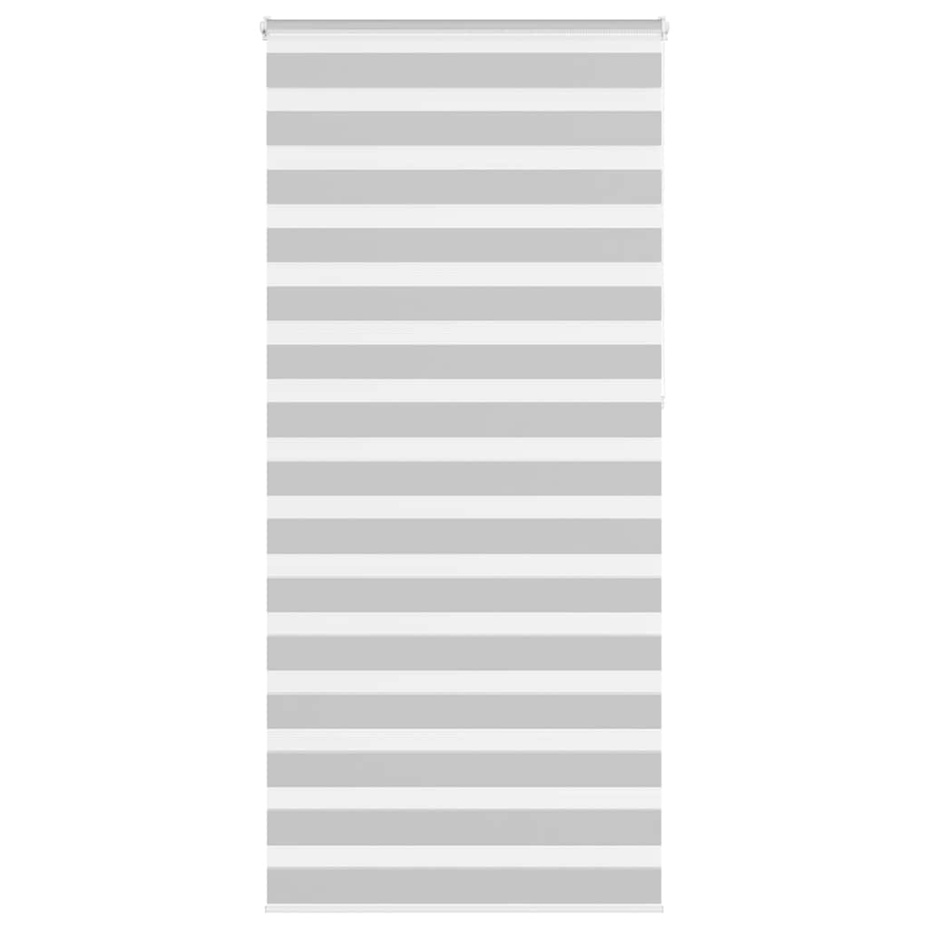 zebragardin lysegrå 100x230 cm stofbredde 95,9 cm polyester