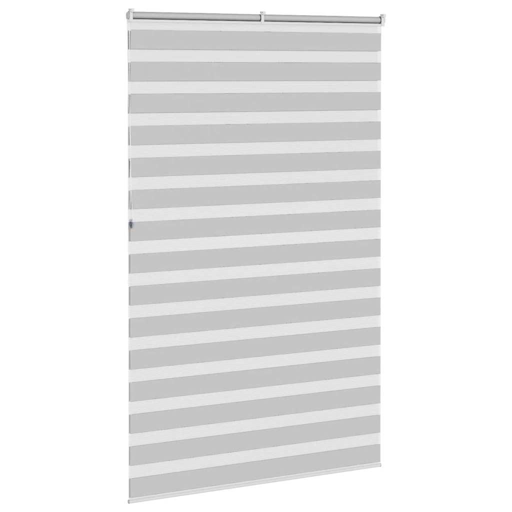 zebragardin lysegrå 140x230 cm stofbredde 135,9 cm polyester