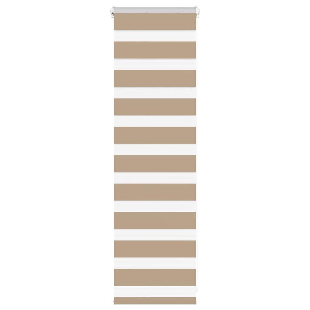 zebragardin sandbrun 40x100 cm stofbredde 35,9 cm polyester