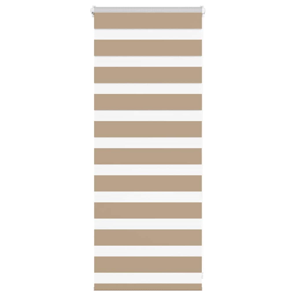 zebragardin sandbrun 60x100 cm stofbredde 55,9 cm polyester