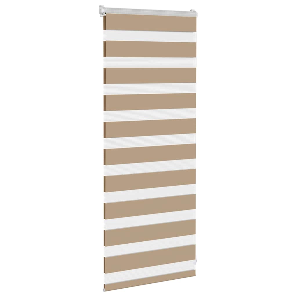 zebragardin sandbrun 60x100 cm stofbredde 55,9 cm polyester