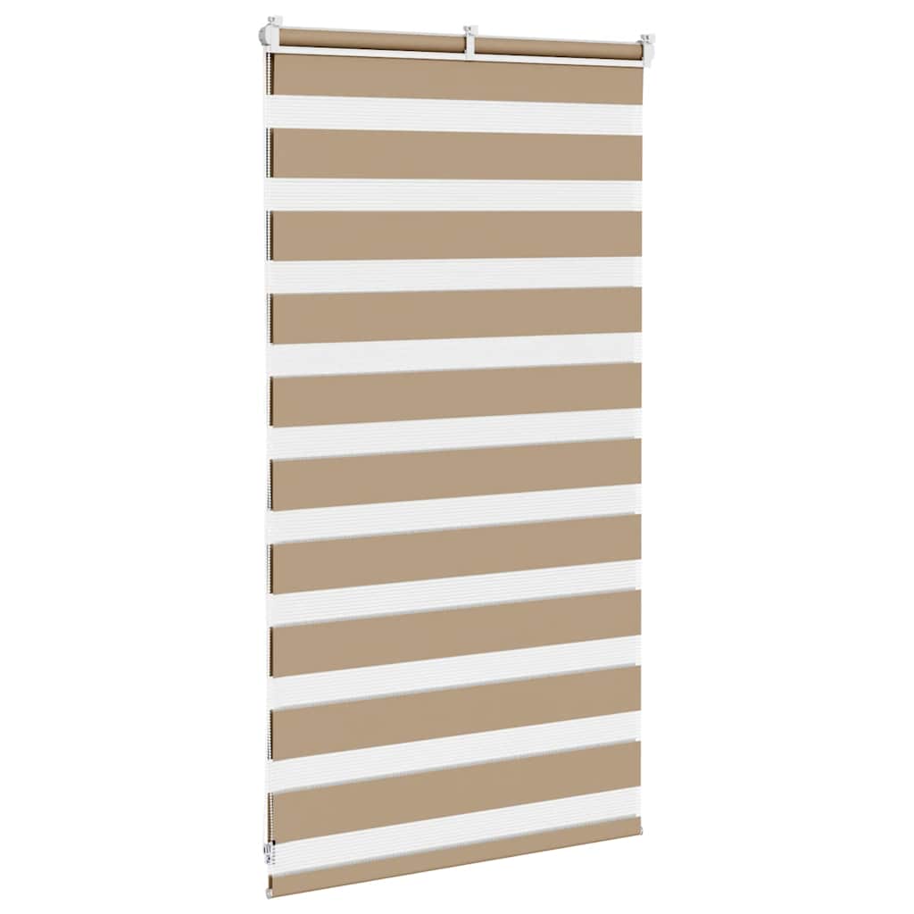 zebragardin sandbrun 70x100 cm stofbredde 65,9 cm polyester