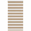 zebragardin sandbrun 75x100 cm stofbredde 70,9 cm polyester