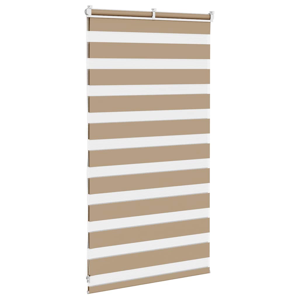 zebragardin sandbrun 75x100 cm stofbredde 70,9 cm polyester