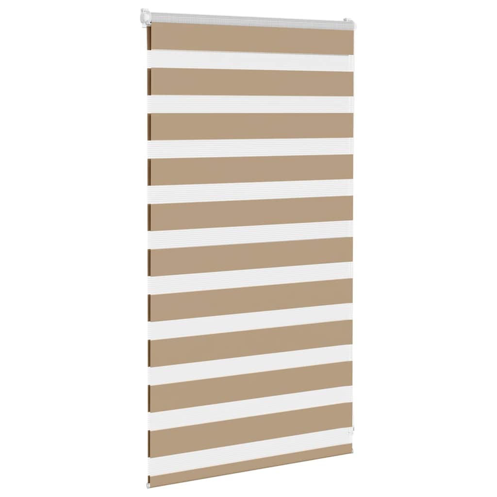 zebragardin sandbrun 90x100 cm stofbredde 85,9 cm polyester