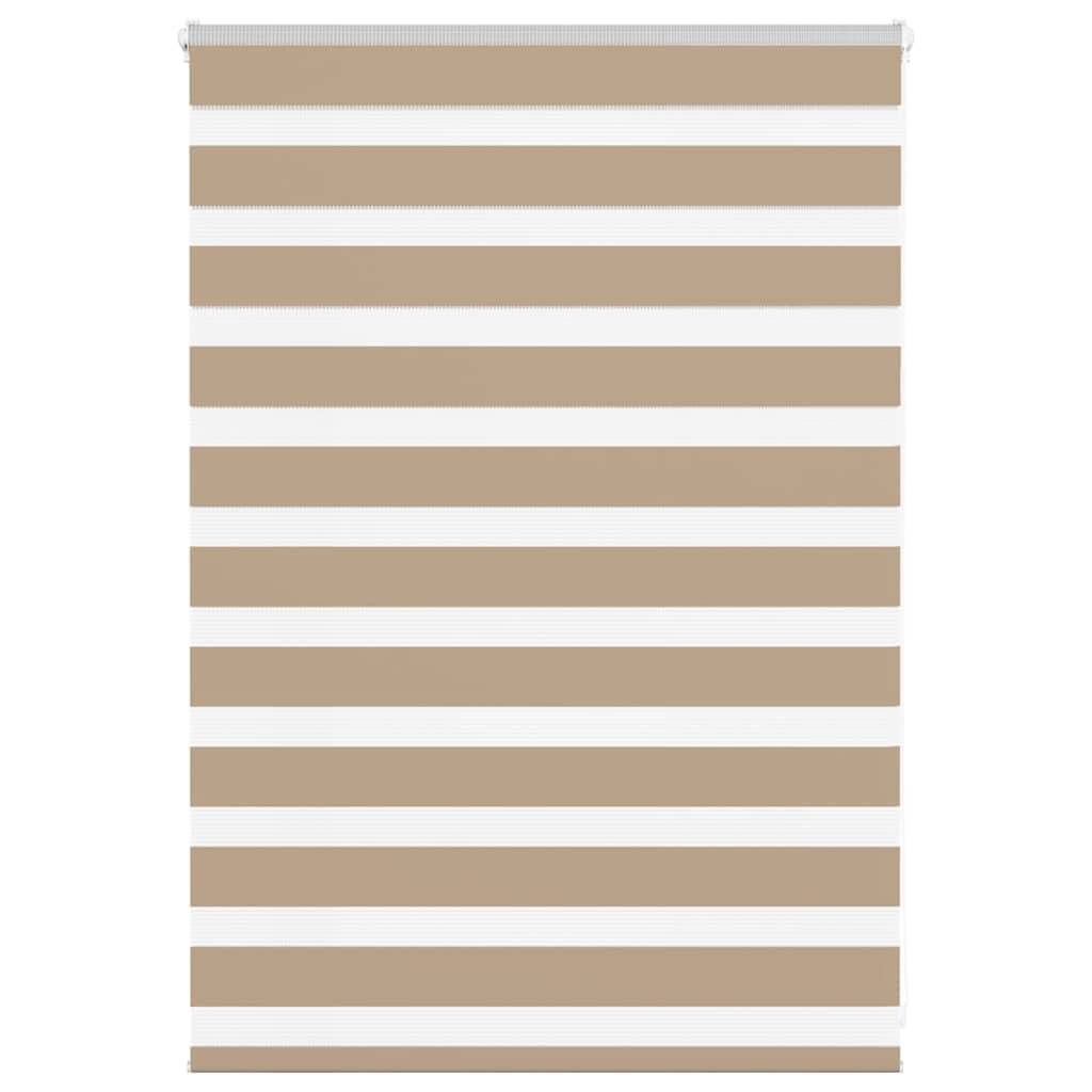 zebragardin sandbrun 95x100 cm stofbredde 90,9 cm polyester