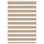 zebragardin sandbrun 95x100 cm stofbredde 90,9 cm polyester