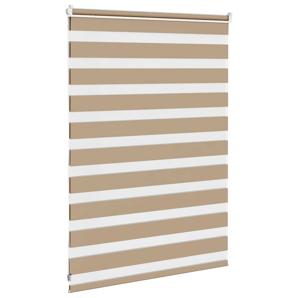 zebragardin sandbrun 95x100 cm stofbredde 90,9 cm polyester