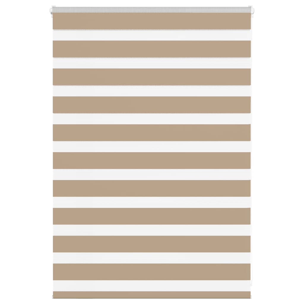 zebragardin sandbrun 110x100 cm stofbredde 105,9 cm polyester