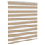 zebragardin sandbrun 125x100 cm stofbredde 120,9 cm polyester