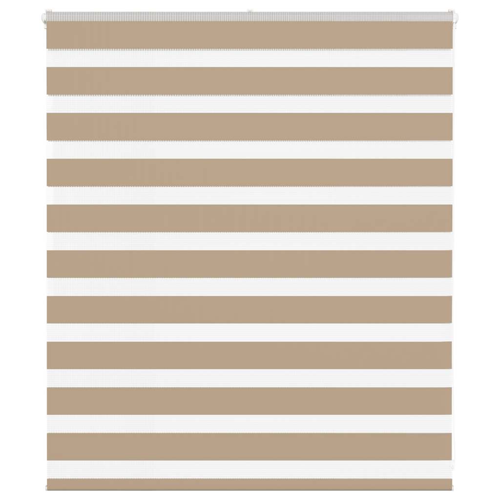 zebragardin sandbrun 130x100 cm stofbredde 125,9 cm polyester