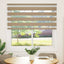 zebragardin sandbrun 145x100 cm stofbredde 140,9 cm polyester