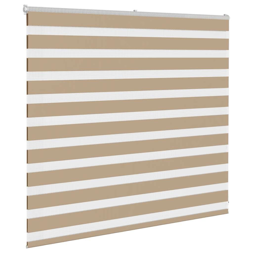 zebragardin sandbrun 165x100 cm stofbredde 160,9 cm polyester