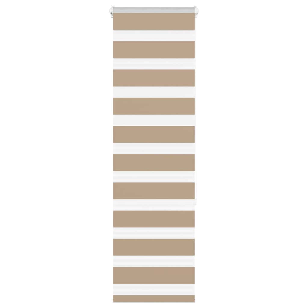 zebragardin sandbrun 40x150 cm stofbredde 35,9 cm polyester
