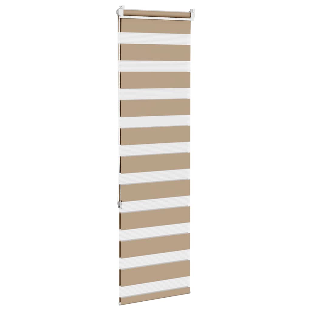 zebragardin sandbrun 40x150 cm stofbredde 35,9 cm polyester
