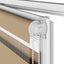 zebragardin sandbrun 55x150 cm stofbredde 50,9 cm polyester