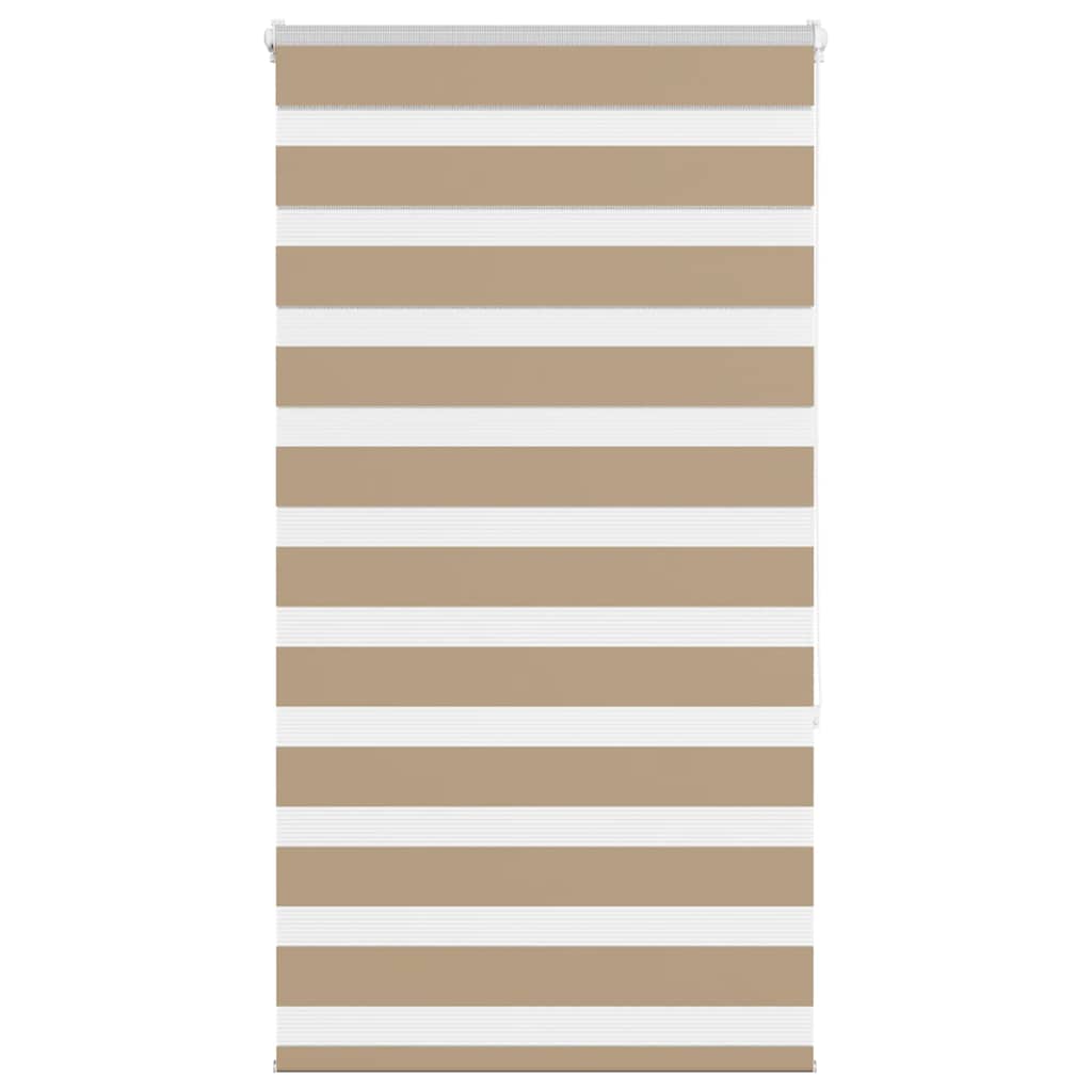 zebragardin sandbrun 75x150 cm stofbredde 70,9 cm polyester