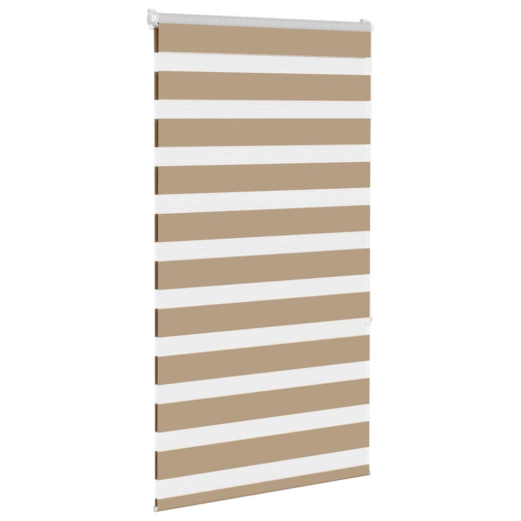 zebragardin sandbrun 75x150 cm stofbredde 70,9 cm polyester