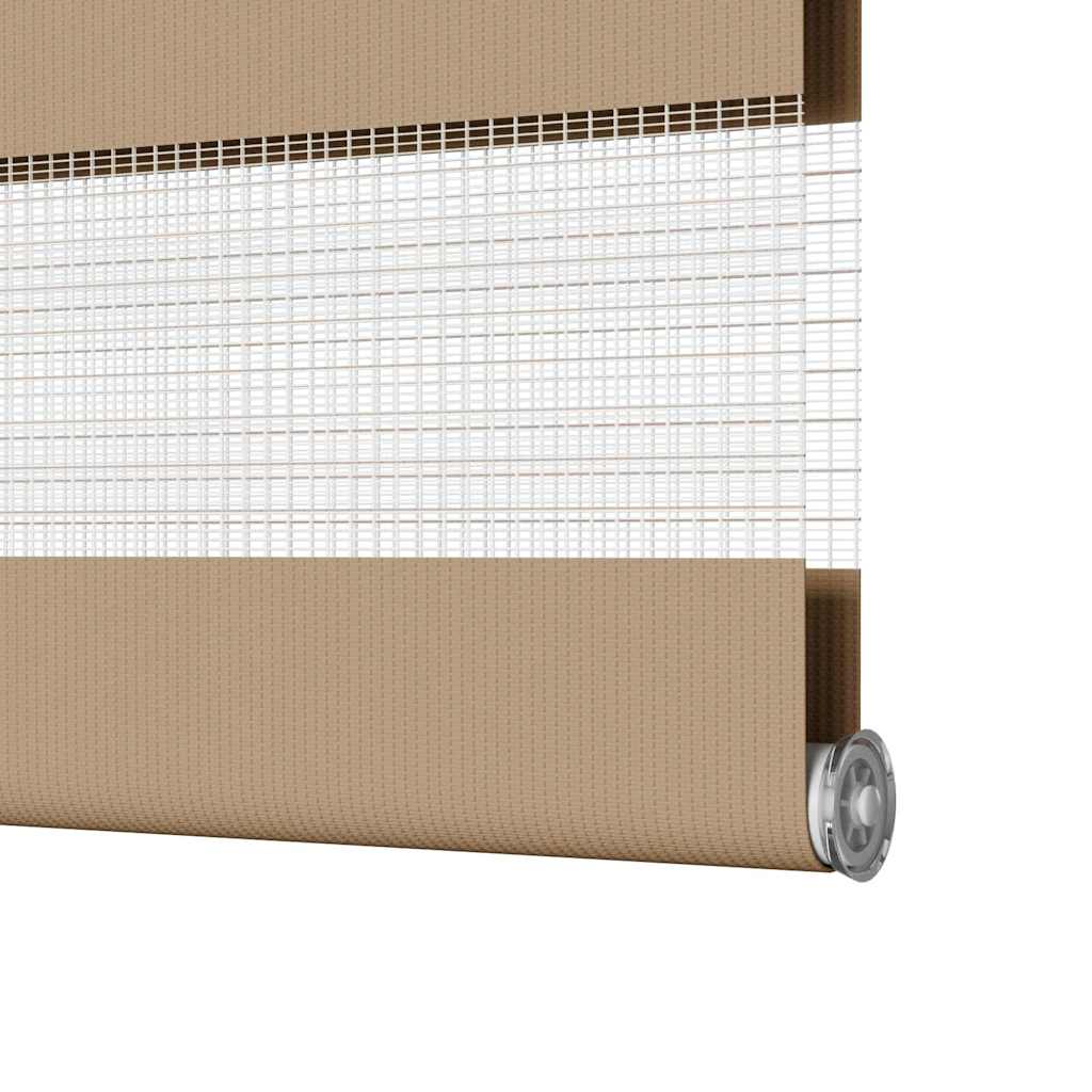 zebragardin sandbrun 85x150 cm stofbredde 80,9 cm polyester