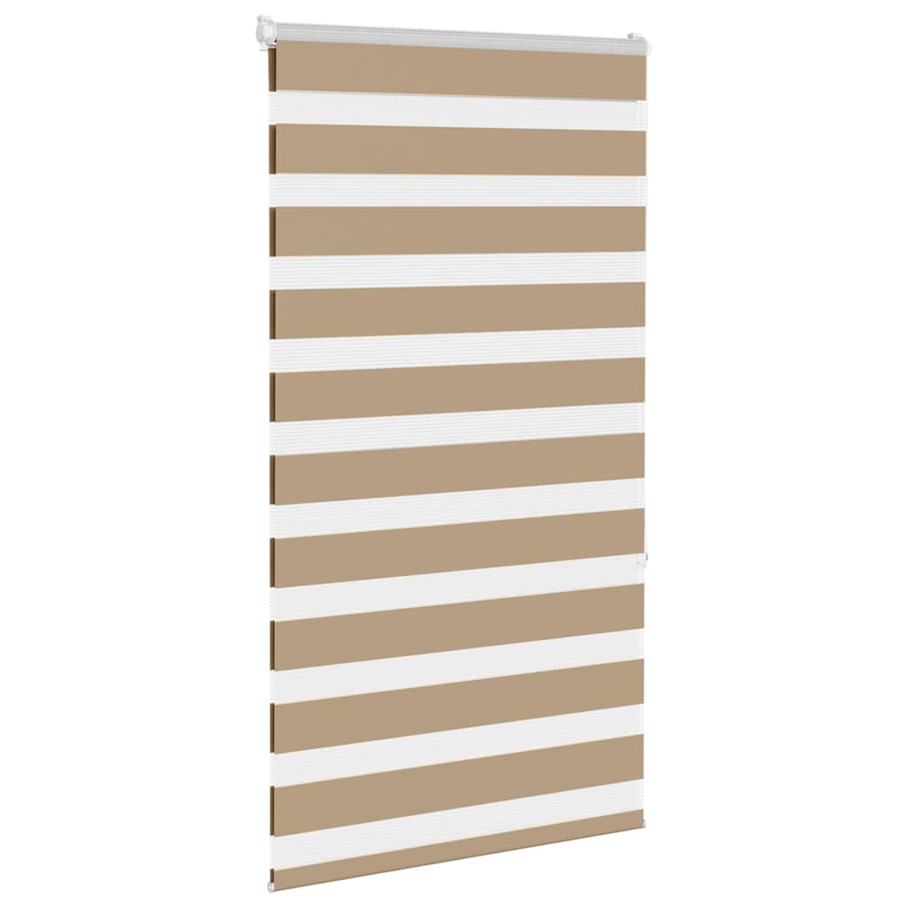 zebragardin sandbrun 85x150 cm stofbredde 80,9 cm polyester