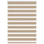 zebragardin sandbrun 105x150 cm stofbredde 100,9 cm polyester