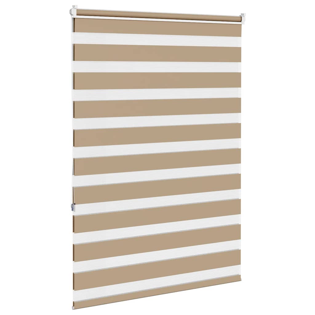 zebragardin sandbrun 105x150 cm stofbredde 100,9 cm polyester