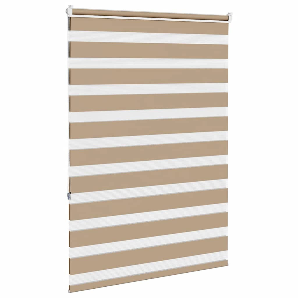 zebragardin sandbrun 110x150 cm stofbredde 105,9 cm polyester