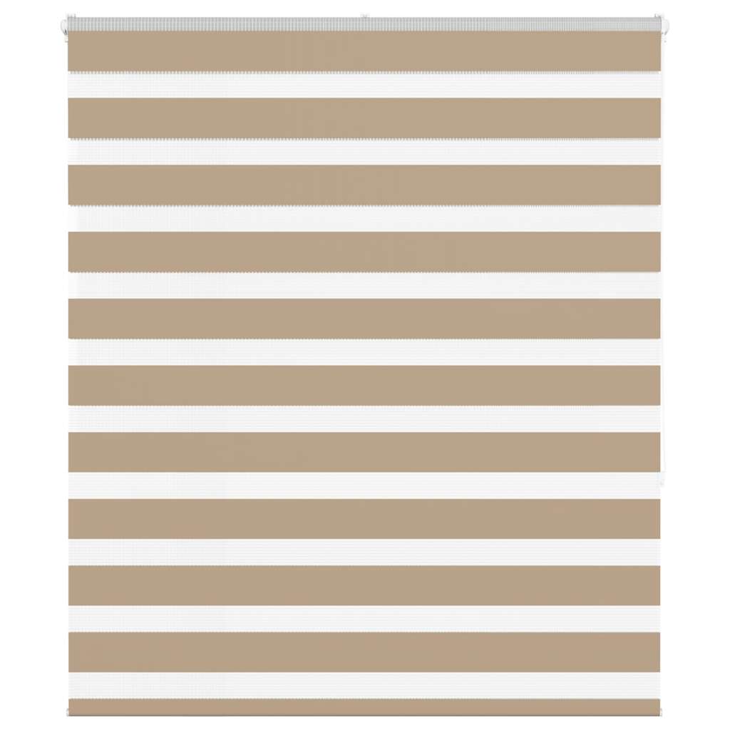 zebragardin sandbrun 130x150 cm stofbredde 125,9 cm polyester