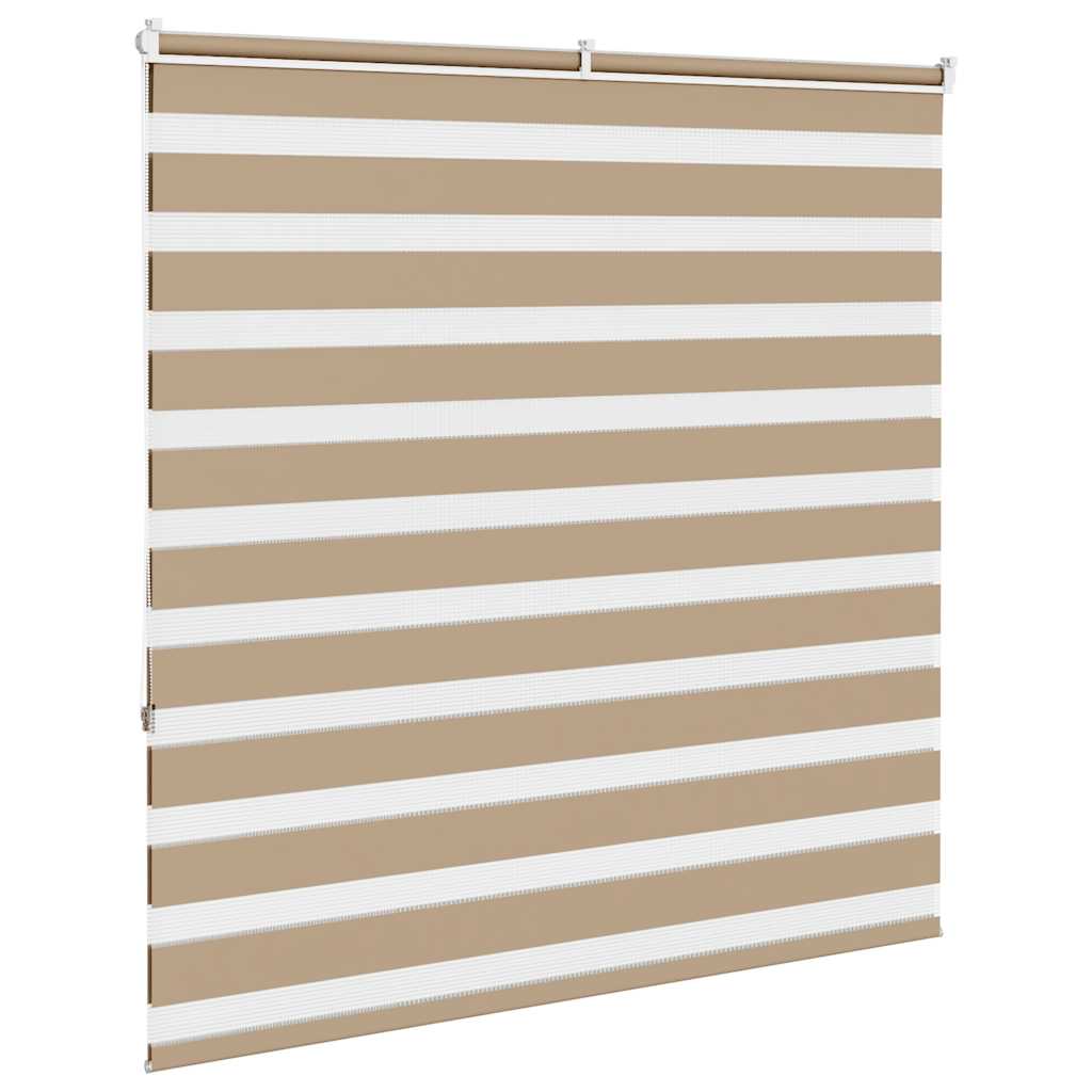 zebragardin sandbrun 140x150 cm stofbredde 135,9 cm polyester