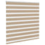 zebragardin sandbrun 145x150 cm stofbredde 140,9 cm polyester